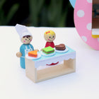 Wooden Teapot Spotted Cafe Playset