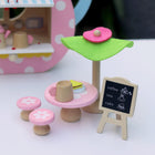 Wooden Teapot Spotted Cafe Playset