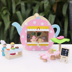 Wooden Teapot Spotted Cafe Playset