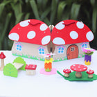 Fairy Mushroom House Wooden Playset